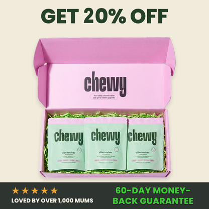 Get 20% off — Chewy vibe reviver gummies box